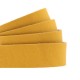 Cuero DQ plano 20mm - Ochre yellow